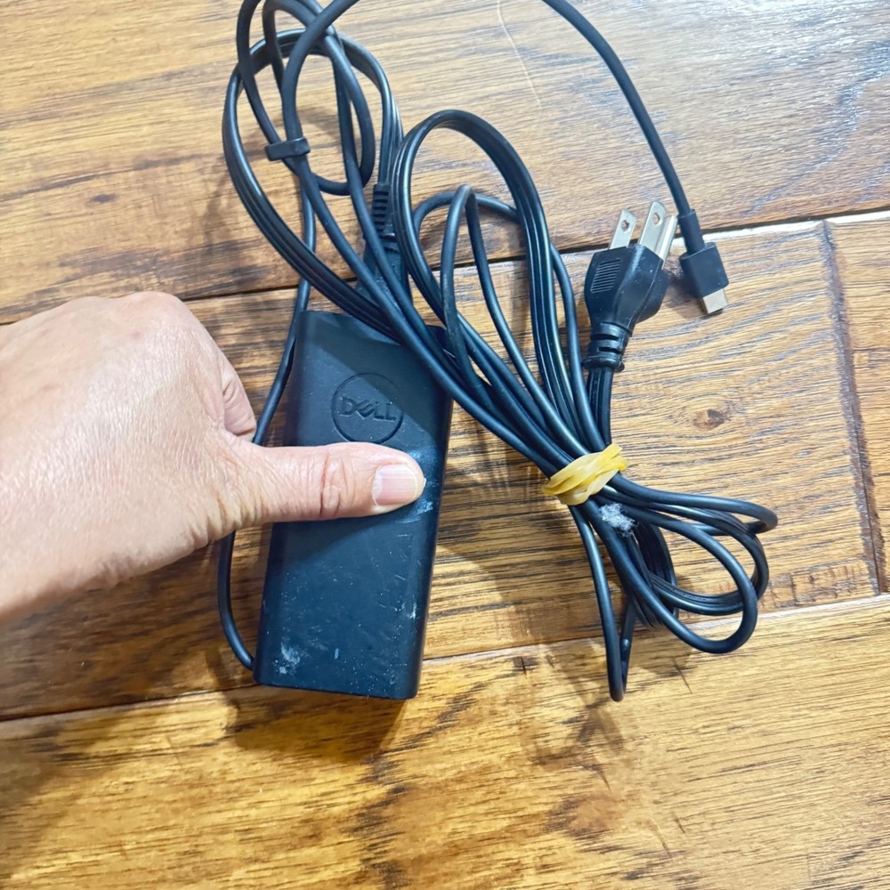 Dell 65W USB-C‎ AC Adapter Laptop Charger LA65NM190 0VT148 Black Power Supply